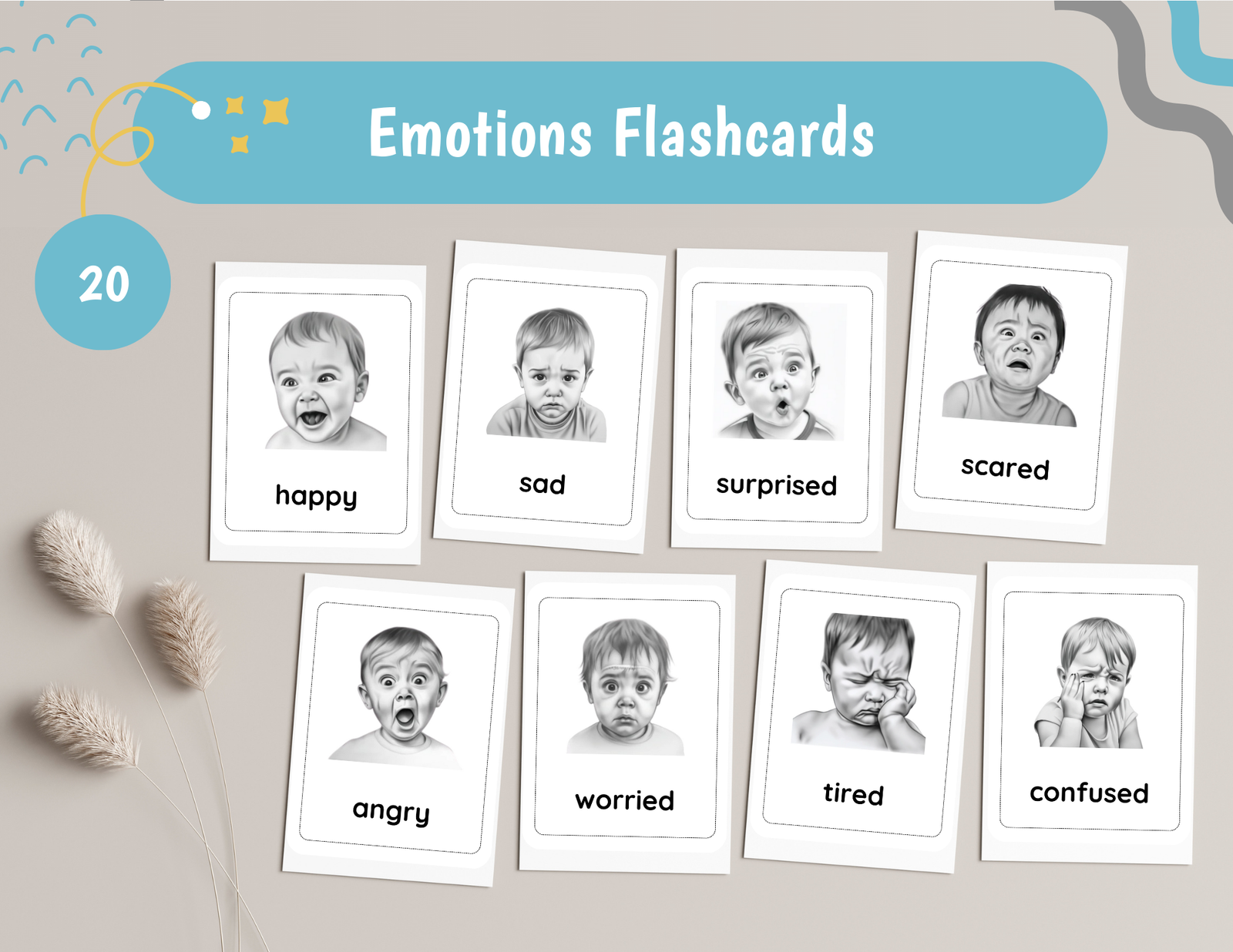 Emotions & Feelings Flashcards